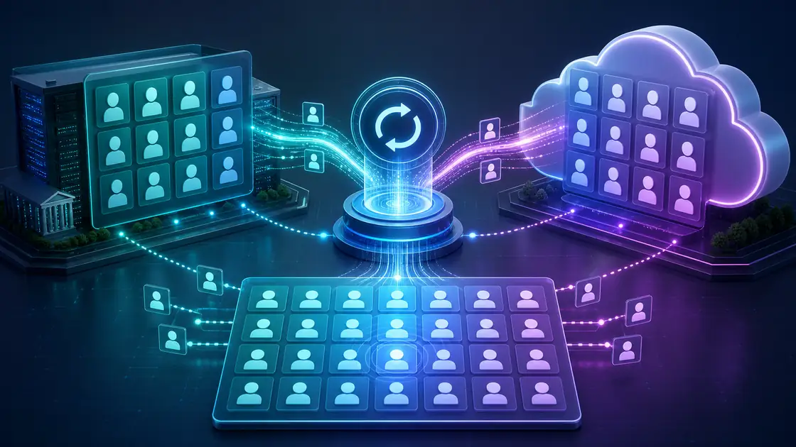 Microsoft Entra Connect trong Exchange Hybrid: đồng bộ danh tính và GAL thống nhất